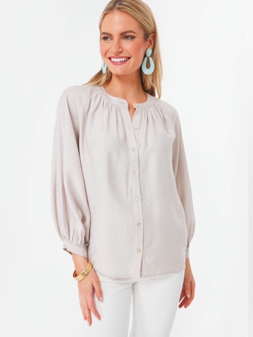 Tuckernuck Pomander Place Jett Button Up Shirt Blouse Size XXL